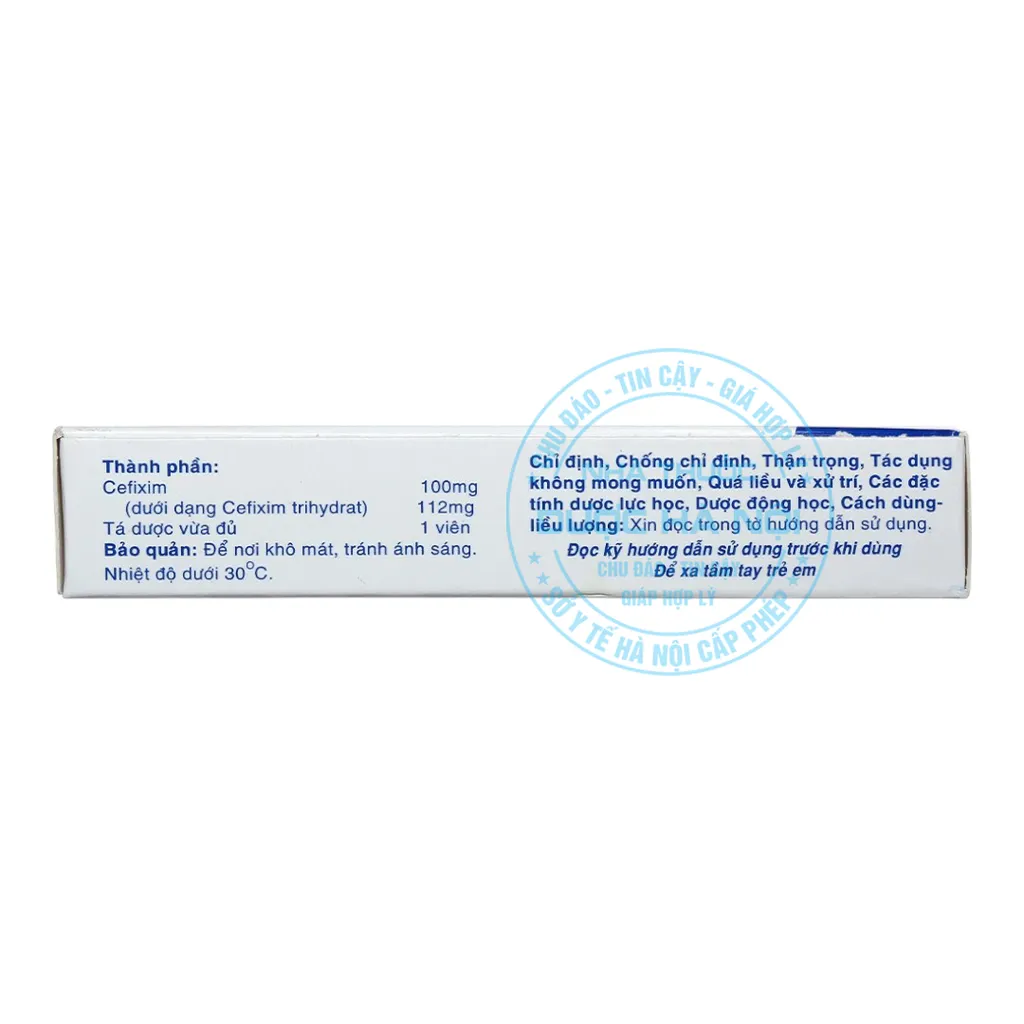 Thuốc Cefixim 100