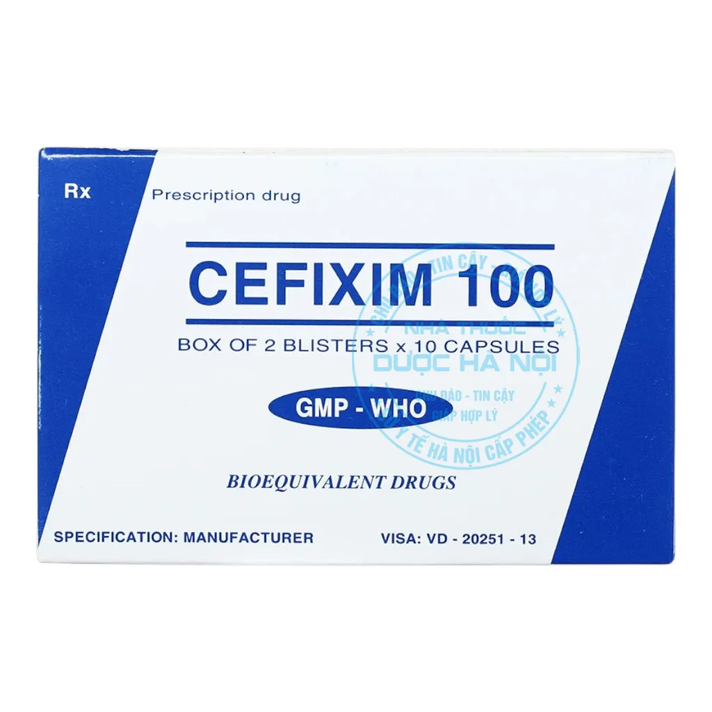 Thuốc Cefixim 100