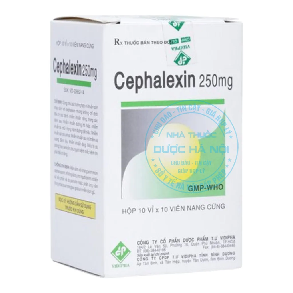 Thuốc Cephalexin 250mg