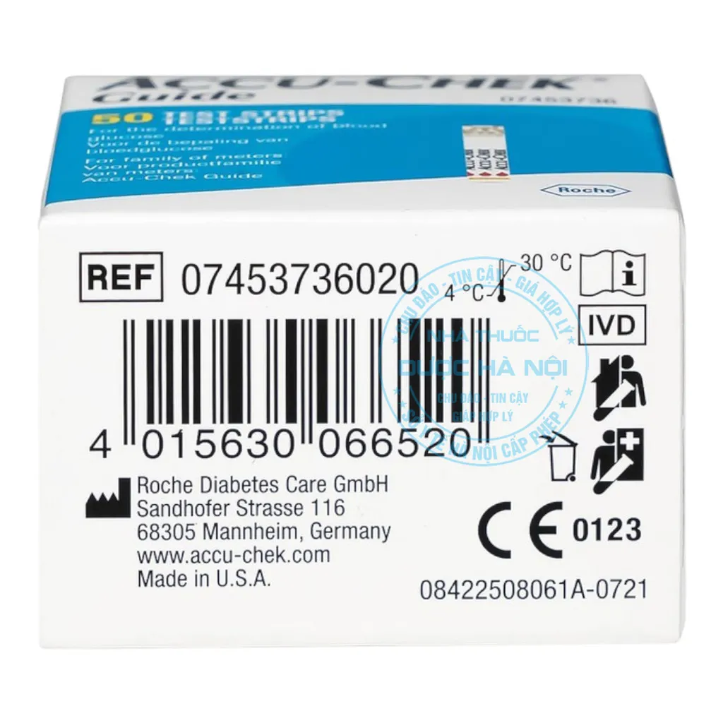 Que Accu Chek Guide 50que ( hộp )