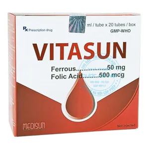 Dung dịch Vitasun bổ sung sắt cho những người cần thiết