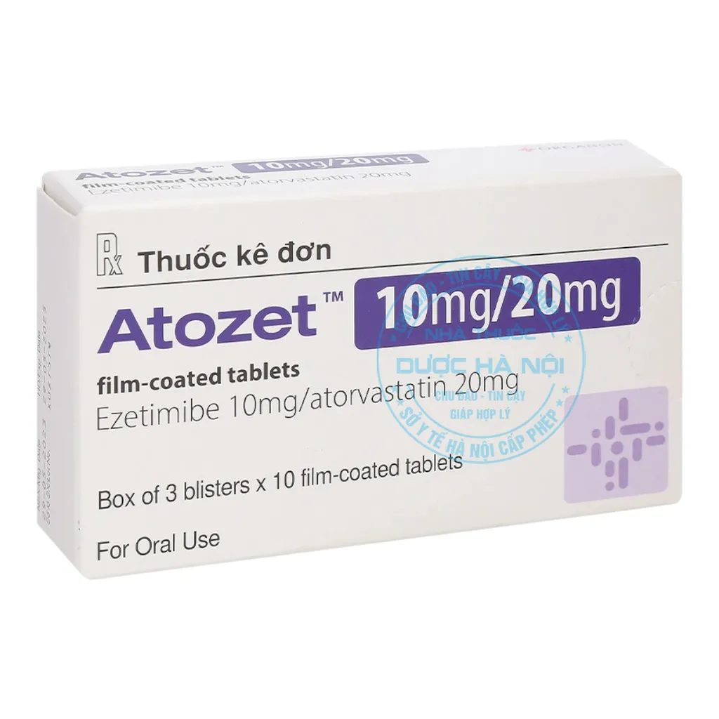 Thuốc Atozet 10mg/20mg