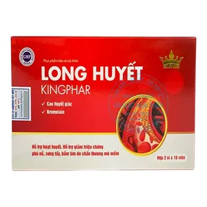Viên uống Long Huyết Kingphar hỗ trợ phục hồi nhanh tổn thương (Hộp 2vỉ x10viên)