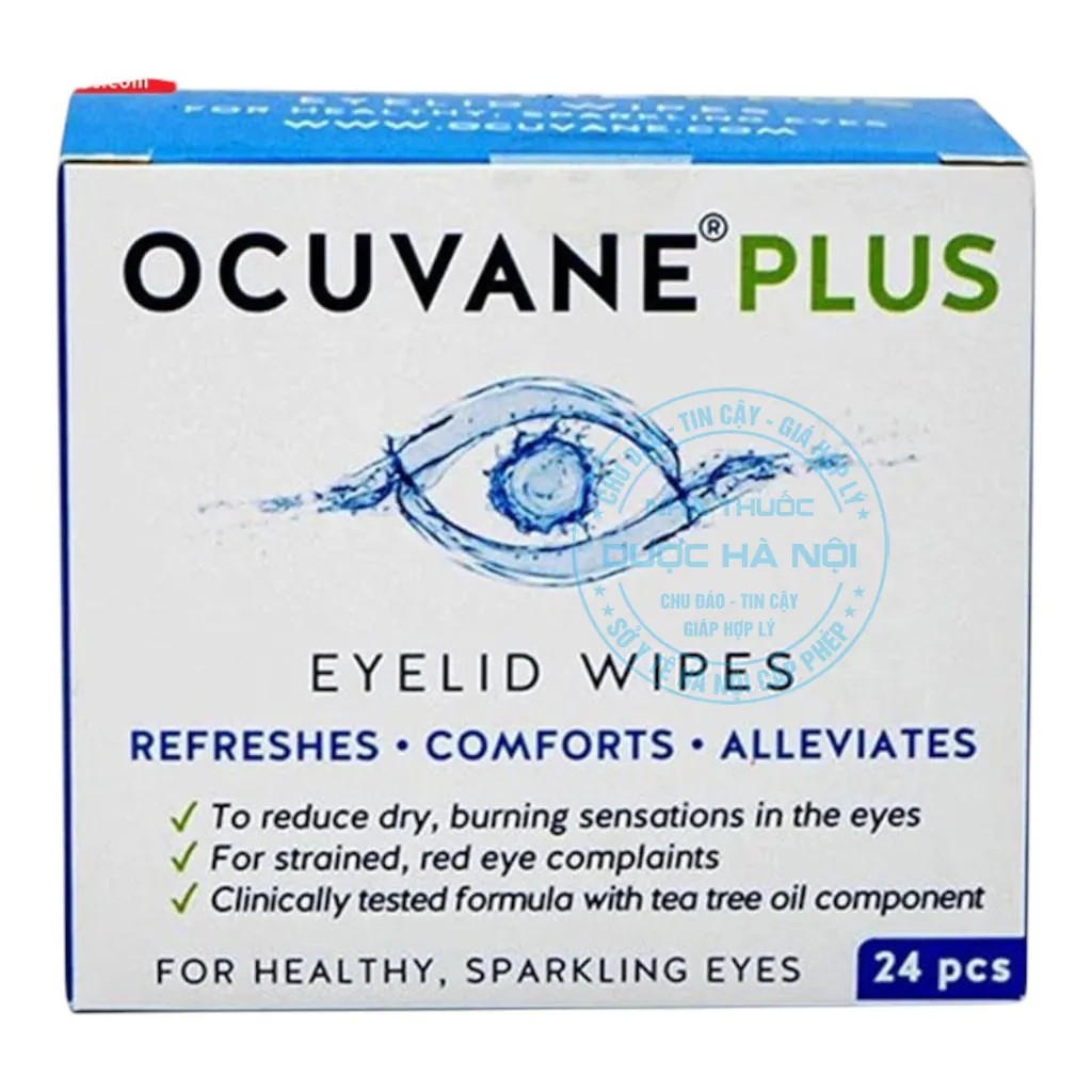Gạc lau mi Ocuvane Plus