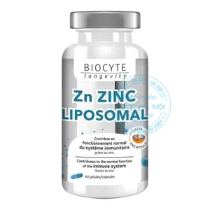 Viên uống Zn Zinc Liposomal nâng cao đề kháng, chăm sóc da và tóc (Lọ 60viên)