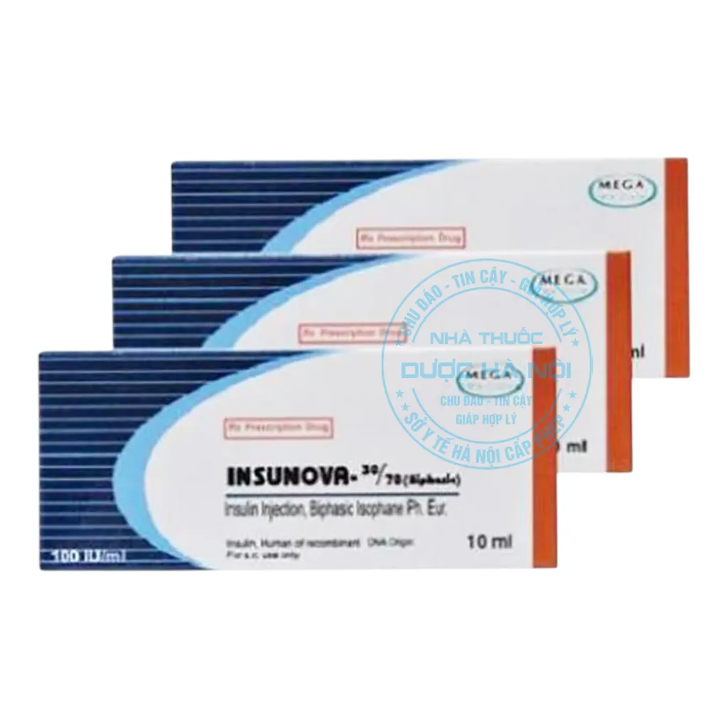 Thuốc tiêm Insunova 30/70 100IU