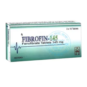 Thuốc Fibrofin-145 điều trị rối loạn lipid máu hiệu quả (3vỉ x10viên)