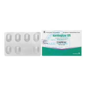 Thuốc Komboglyze XR 5mg/500mg điều trị đái tháo đường type 2