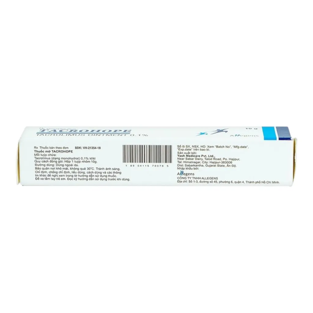 Thuốc Tacrohope 0.1%