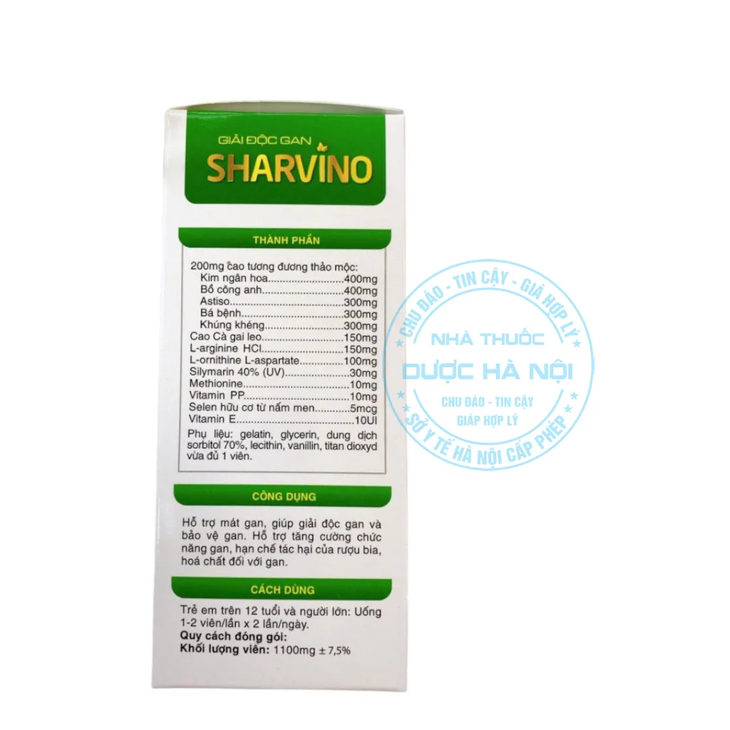 Viên uống Giải Độc Gan Sharvino