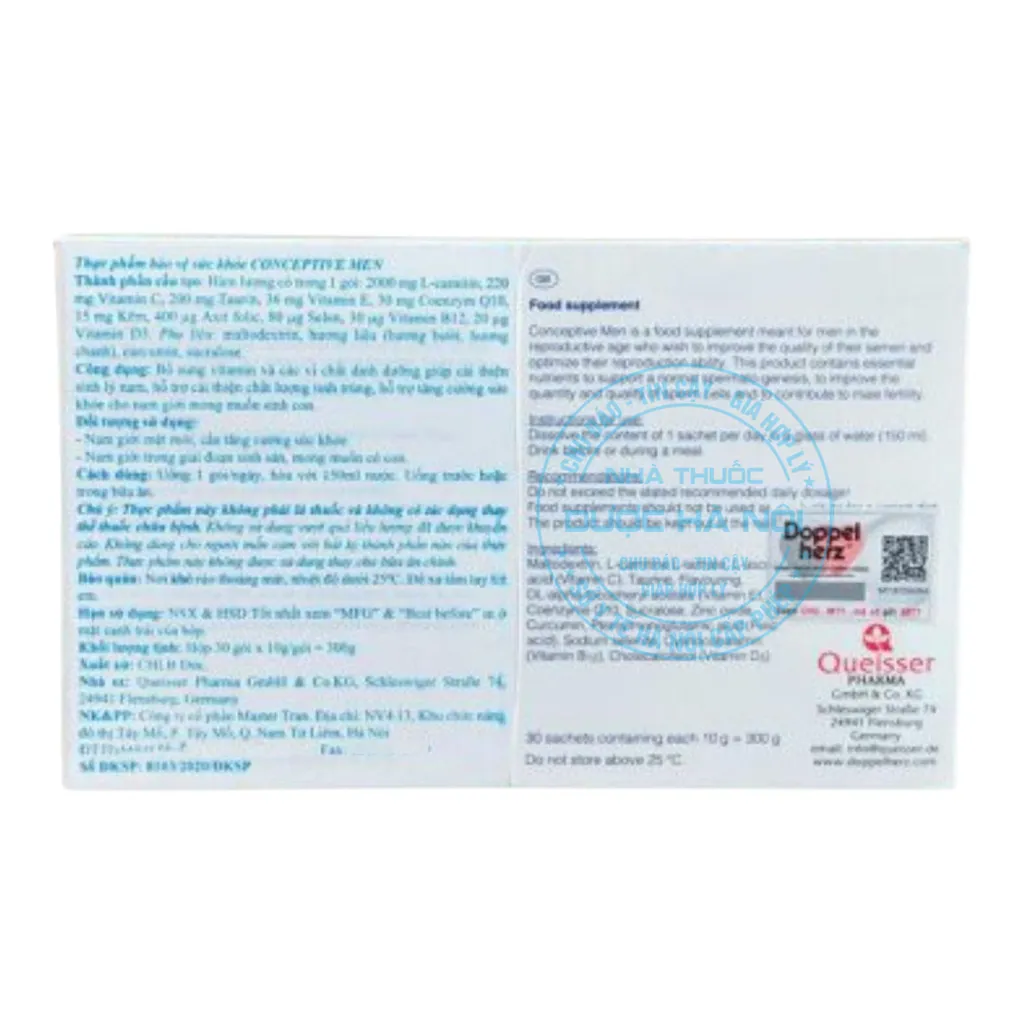 Bột uống Conceptive Men Doppel Herz