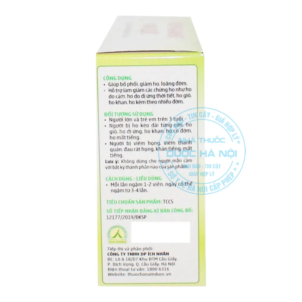 Viên ngậm ho Nam Dược