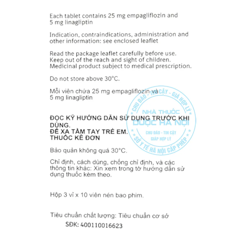 Thuốc Glyxambi 25mg/5mg