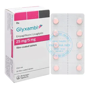 Thuốc Glyxambi 25mg/5mg điều trị bệnh đái tháo đường tuýp 2 (Hộp 3vỉ x10viên)