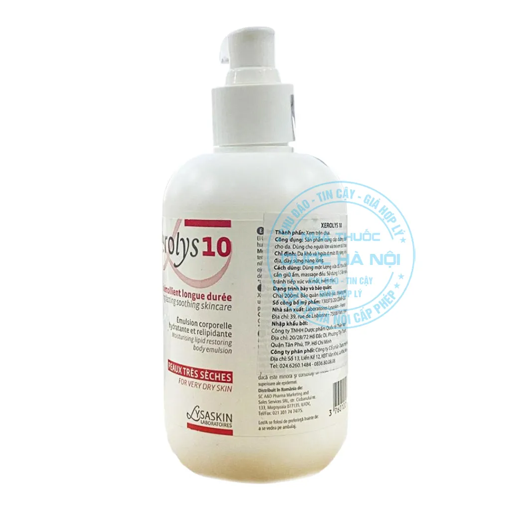 Kem dưỡng ẩm Xerolys 10