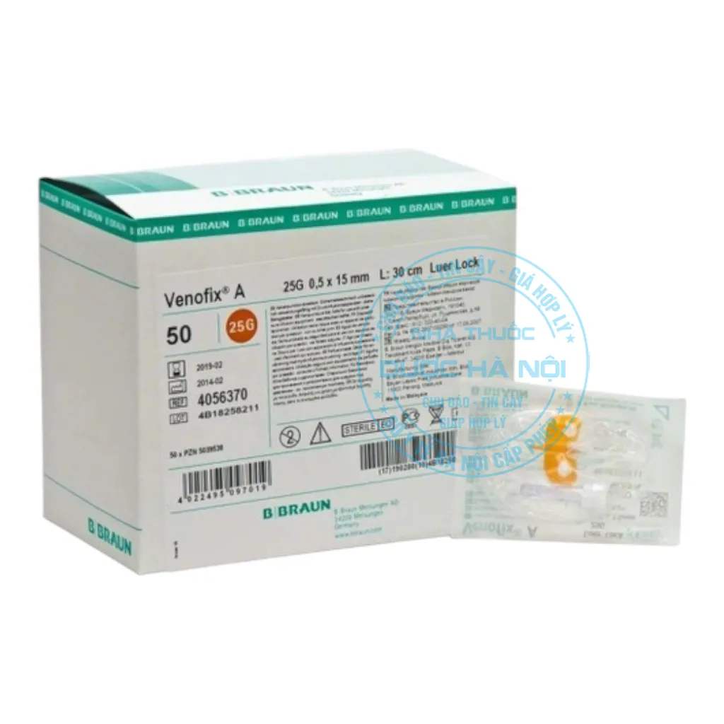 Kim cánh bướm Venofix A G23 0.65 x 20mm