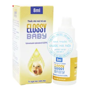 Thuốc nhỏ mũi Elossy Baby điều trị nghẹt mũi viêm mũi viêm tai