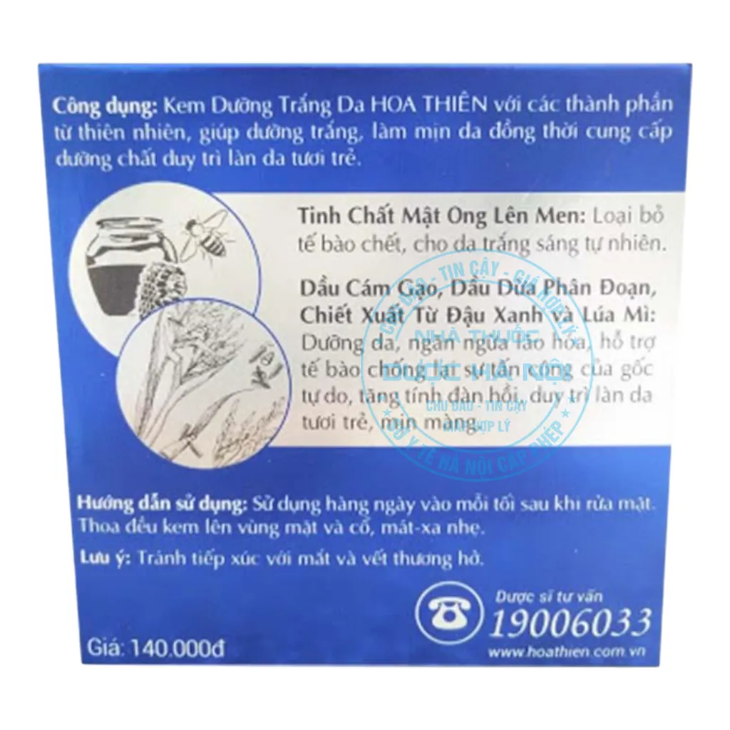 Kem Dưỡng Da Hoa Thiên