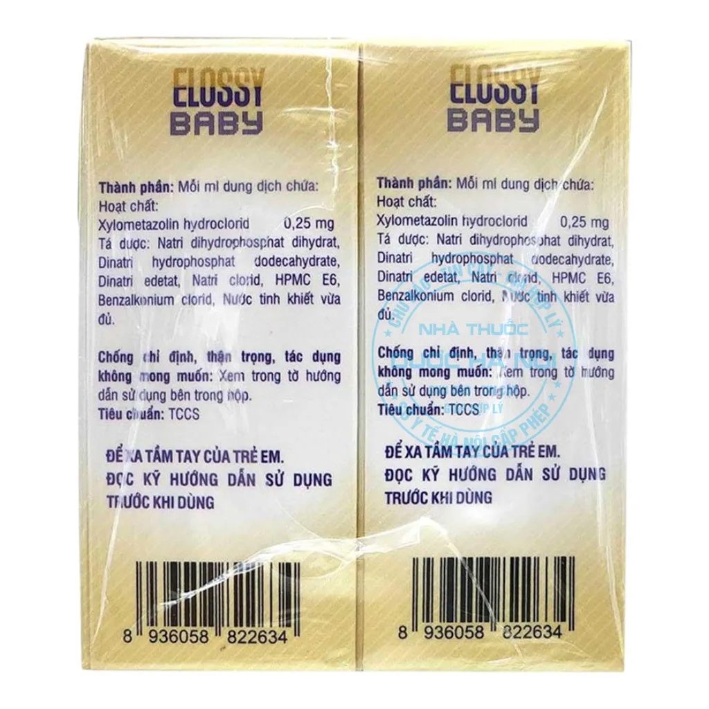 Thuốc nhỏ mũi Elossy Baby
