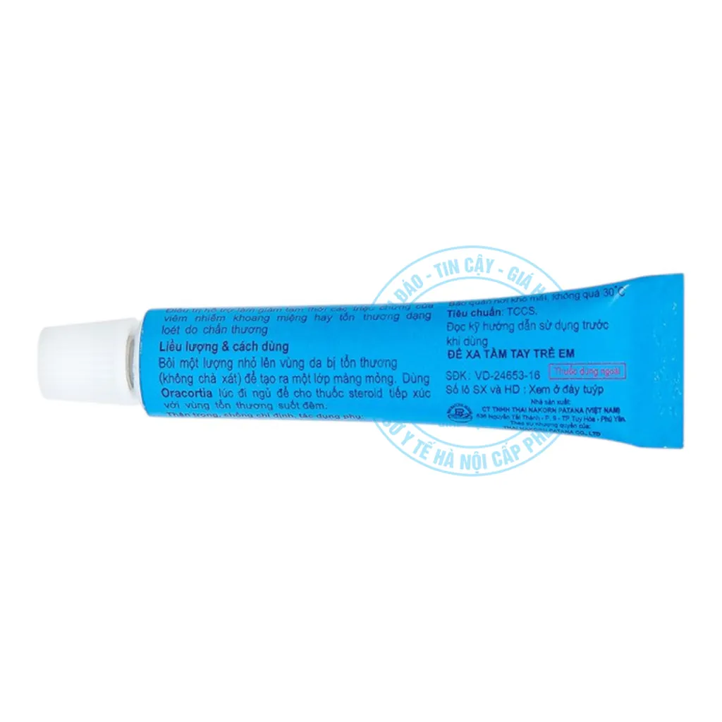 Thuốc mỡ Oracortia 0.1%