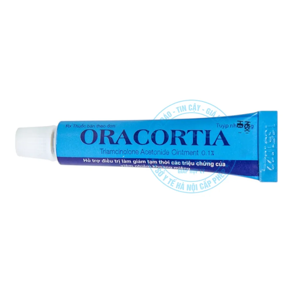 Thuốc mỡ Oracortia 0.1%