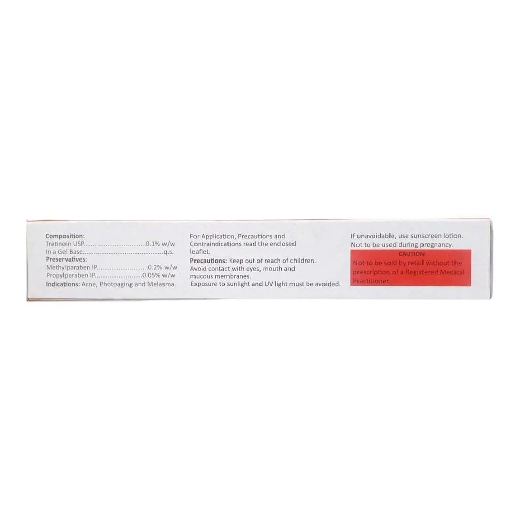 Thuốc gel Tretinoin Gel USP 0.1%