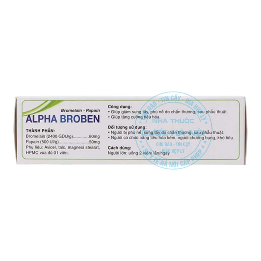 Viên uống Alpha Brobenn