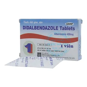 Thuốc Didalbendazol điều trị bệnh ký sinh trùng đường ruột, sán dây