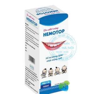 Thuốc Hemotop hỗ trợ điều trị các triệu chứng nhiệt, viêm loét miệng