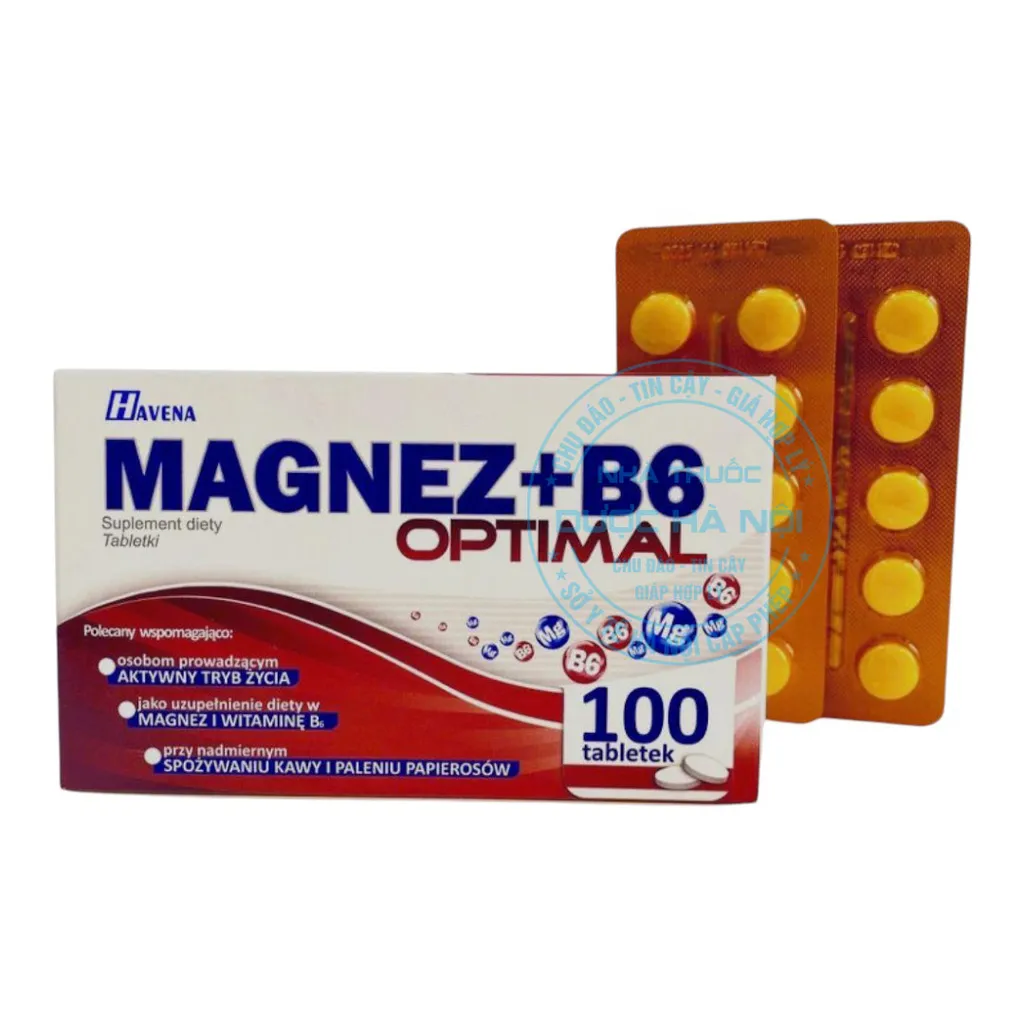 Thuốc Magnez + B6 Optimal
