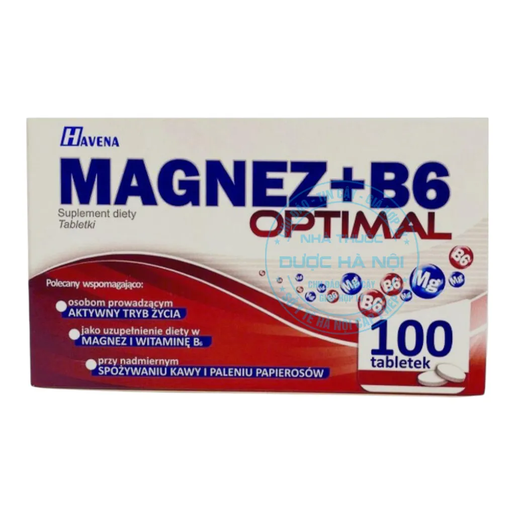 Thuốc Magnez + B6 Optimal