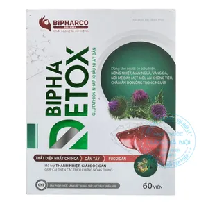 Viên uống Bipha Detox hỗ trợ thanh nhiệt, giải độc gan ( 1 Hộp x 60 viên)