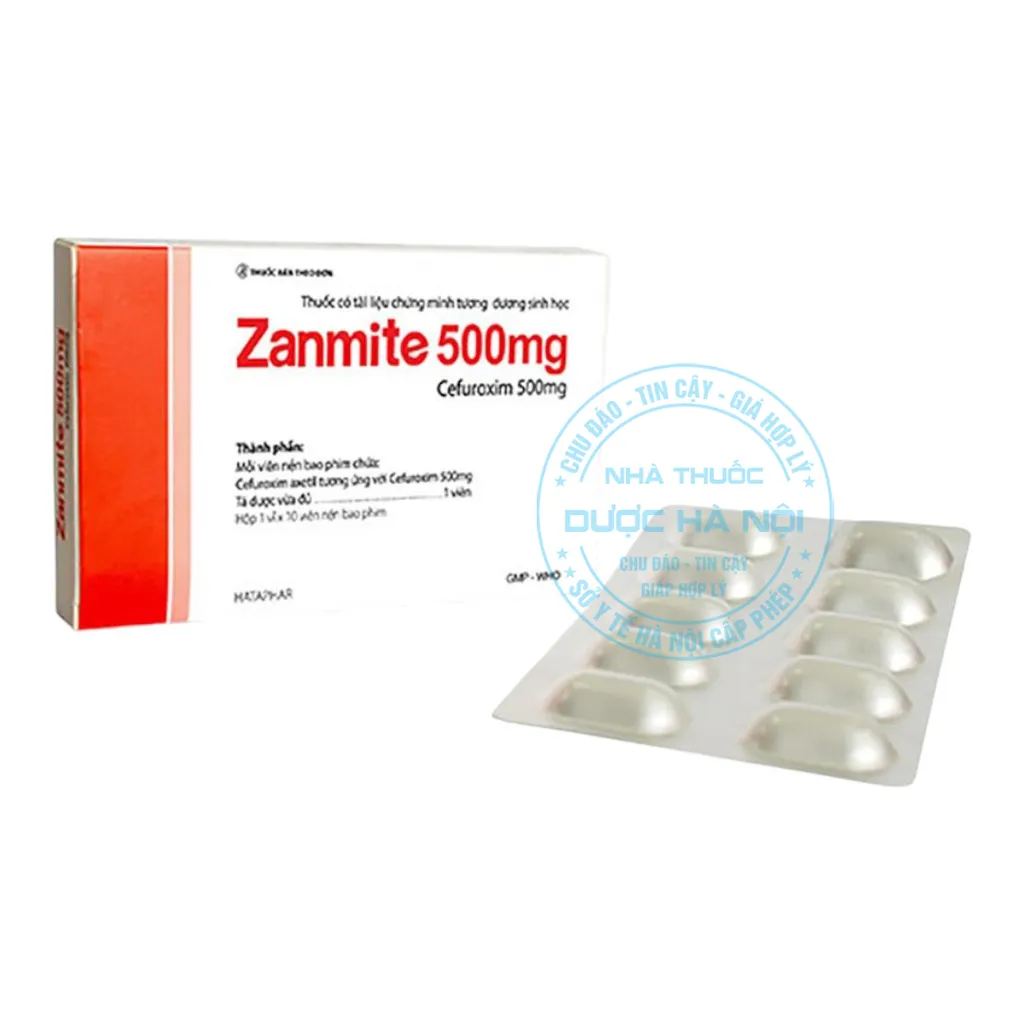 Thuốc Zanmite 500mg