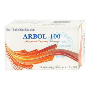 Thuốc Arbol-100 duy trì nồng độ calci huyết ổn định ( hộp 3 vỉ x 10 viên )