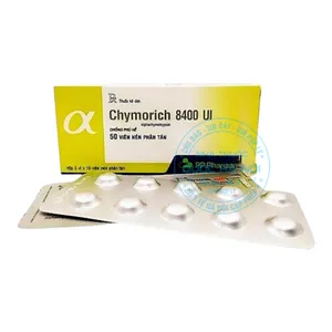Thuốc Chymorich 8400 UI hỗ trợ điều trị phù nề, viêm nhiễm và các tổn thương mô mềm