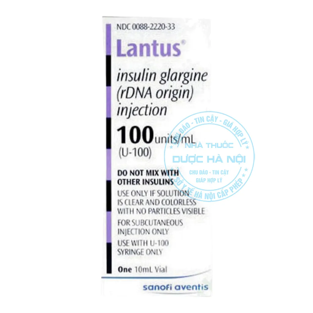 Thuốc tiêm Lantus 100units/ml