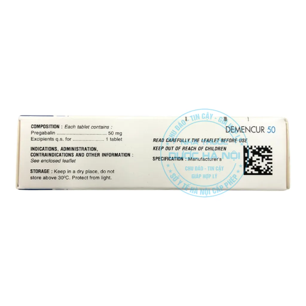 Thuốc Demencur 50mg