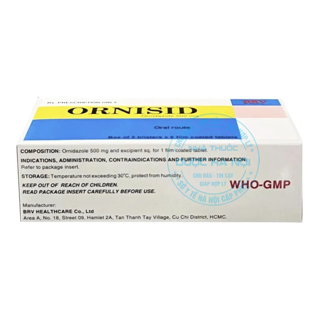 Thuốc Ornisid 500mg