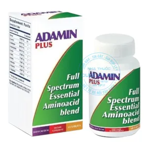 Viên uống Adamin Plus hỗ trợ toàn diện cho bệnh nhân mắc các bệnh về thận ( 1 Hộp x 60 viên)