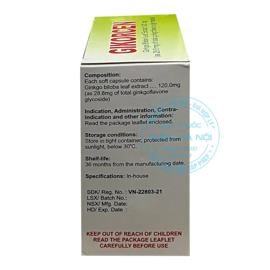 Thuốc Gikorcen 120mg
