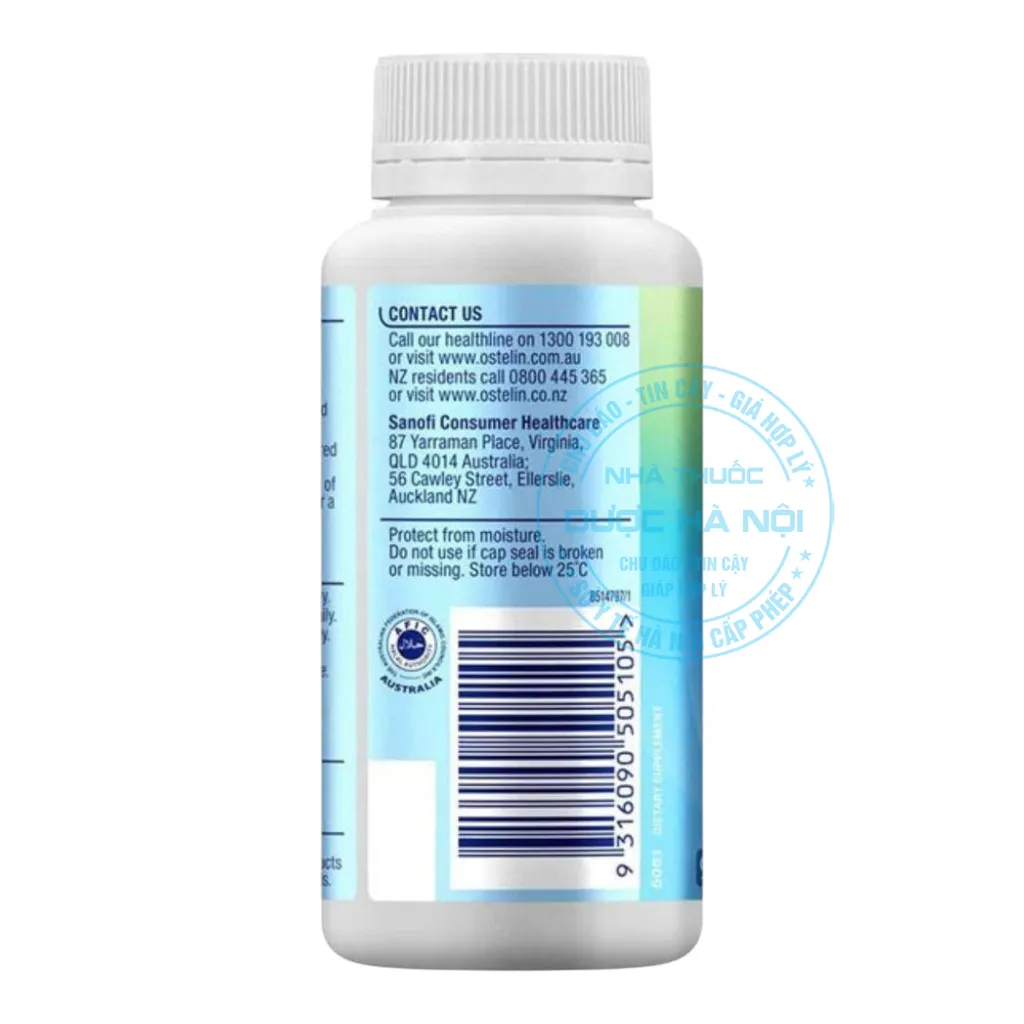 Viên uống Ostelin Kids Milk Calcium & Vitamin D3