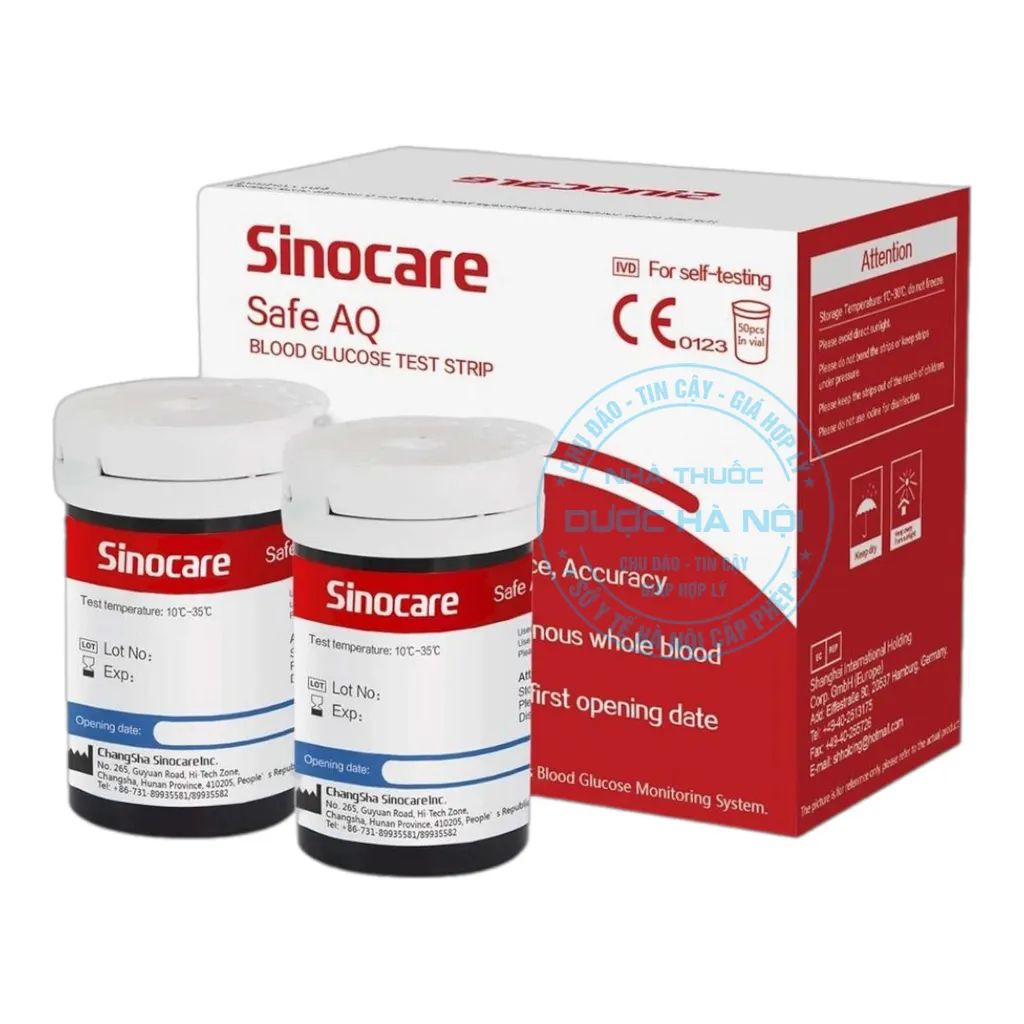 Que thử đường huyết Safe AQ