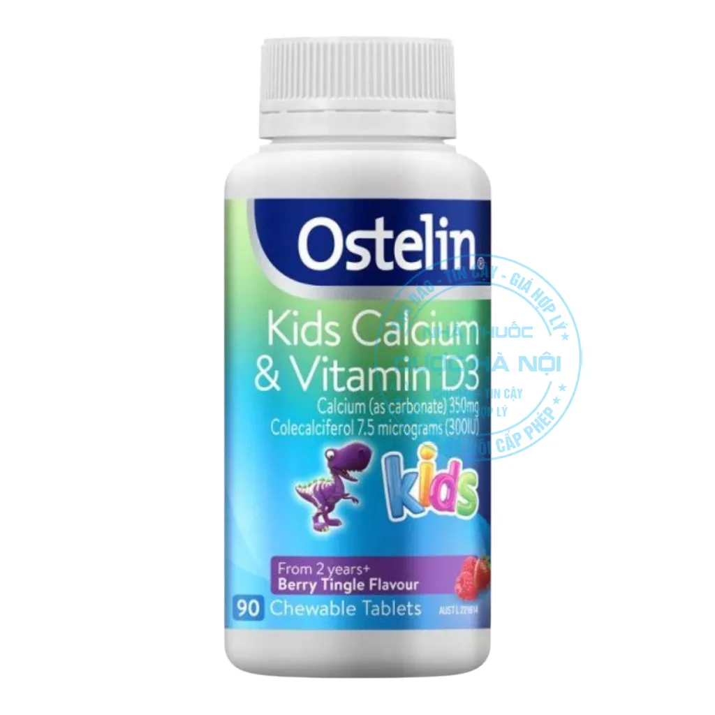 Viên uống Ostelin Kids Milk Calcium & Vitamin D3