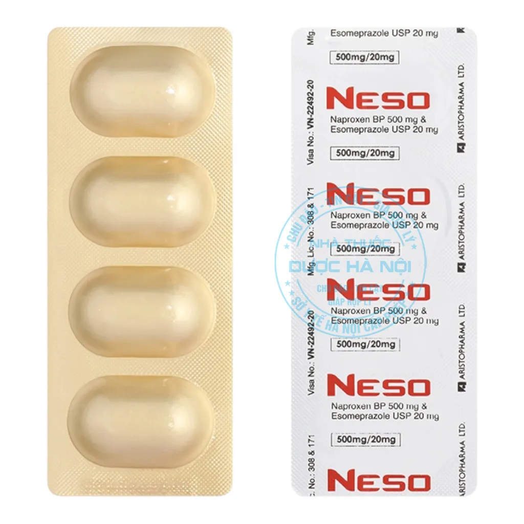 Thuốc Neso 500mg/20mg