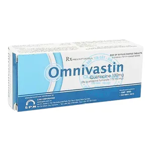 Thuốc Omnivastin điều trị hiệu quả cho các rối loạn tâm thần (5 vỉ x 10viên)