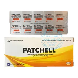 Thuốc Patchell 20mg điều trị nhiều loại rối loạn tâm thần và lo âu( 10vỉ x 10viên)