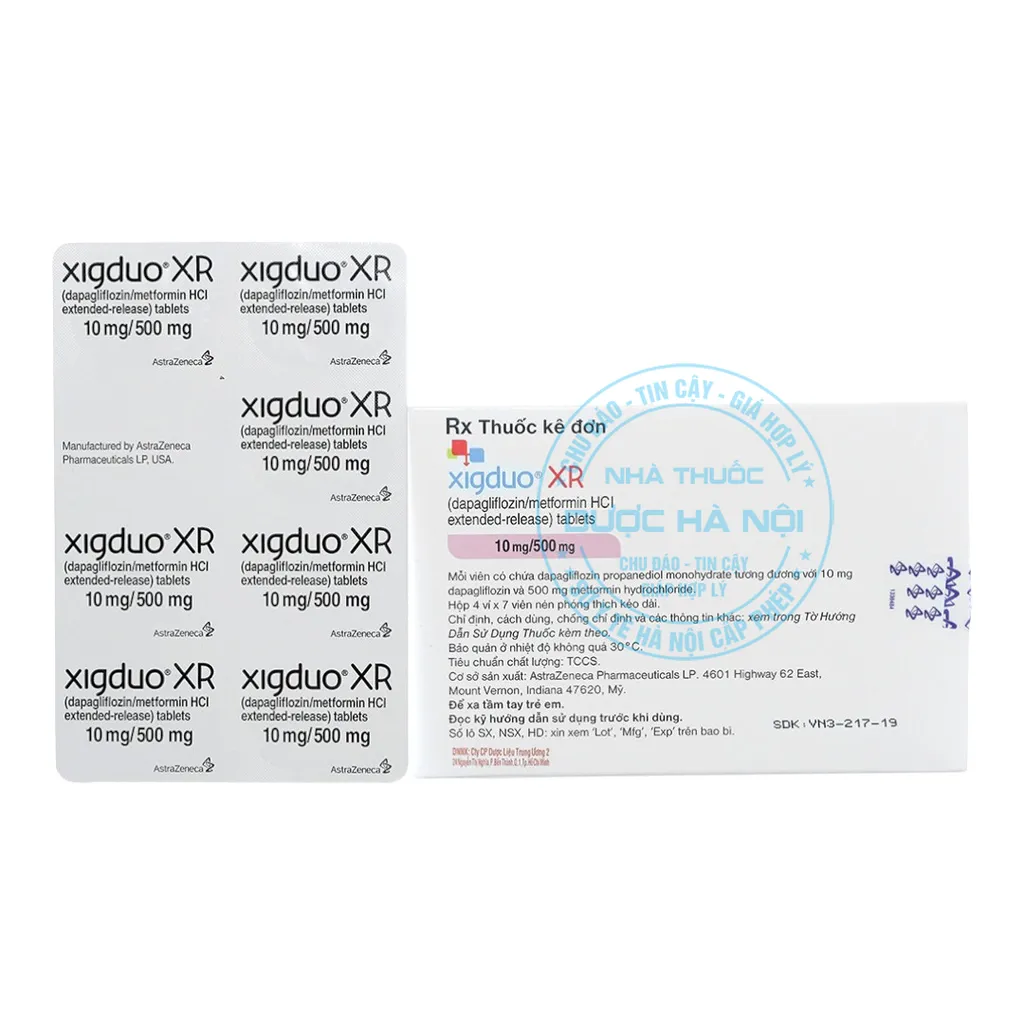 Thuốc Xigduo XR 10mg/500mg