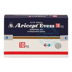 Thuốc Aricept Evess 10mg điều trị các rối loạn về nhận thức ( hộp 28 viên )