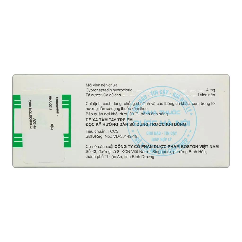 Thuốc Periboston 4mg