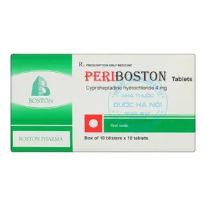 Thuốc Periboston 4mg kiểm soát các phản ứng dị ứng và giảm các cơn đau đầu(Hộp 10vỉ x10viên)